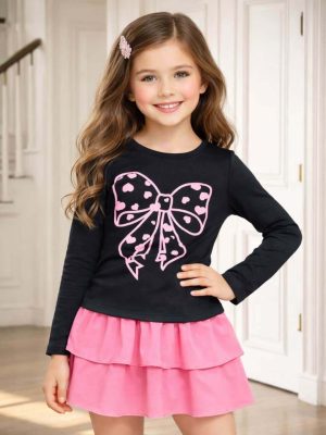 GRADE BLUSA BOW WITH HEART