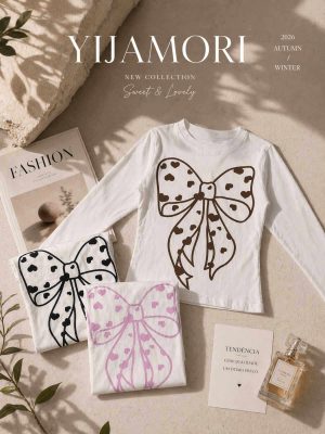 GRADE BLUSA BOW WITH HEART